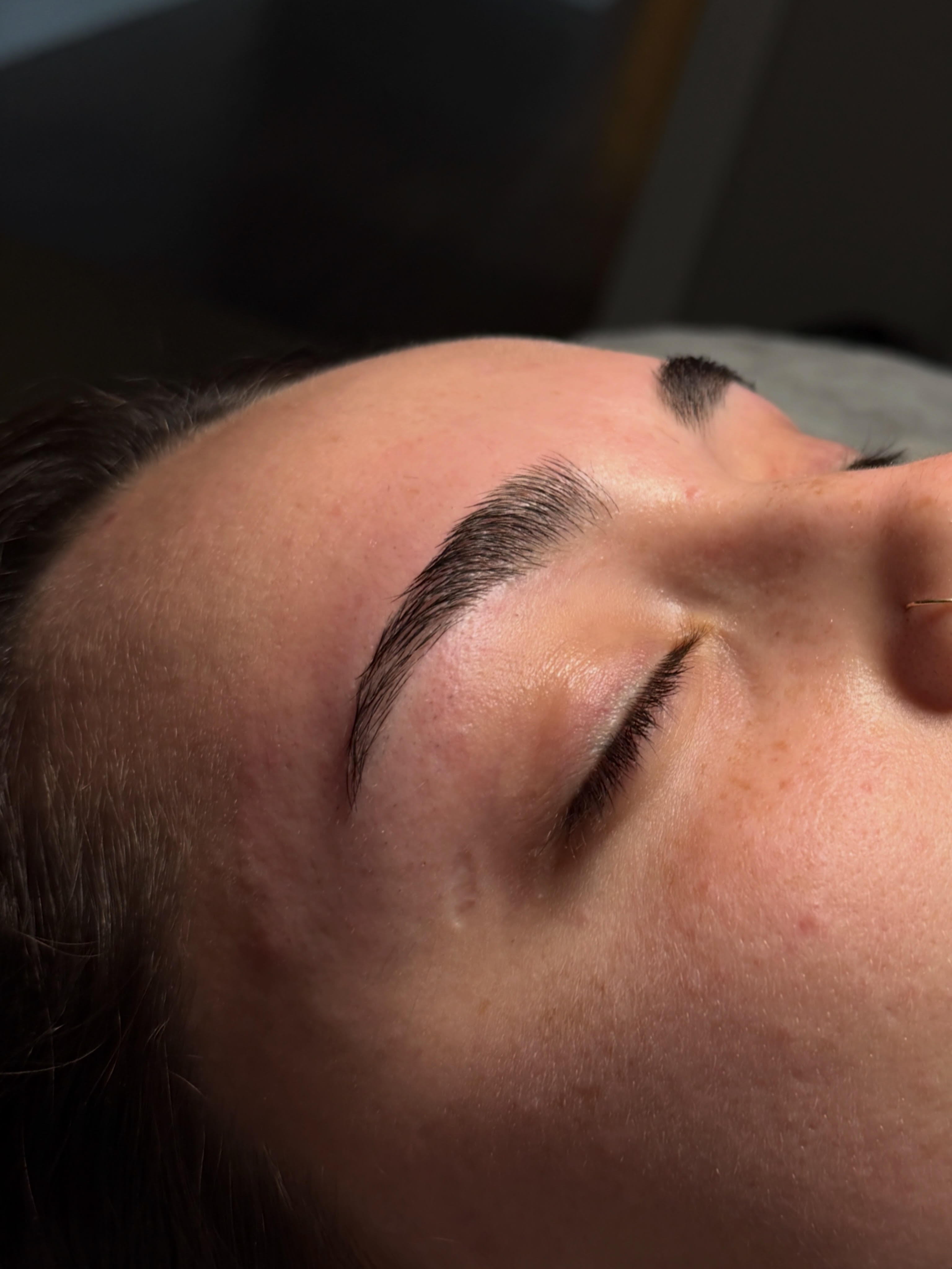 Clear, even-toned skin — client three