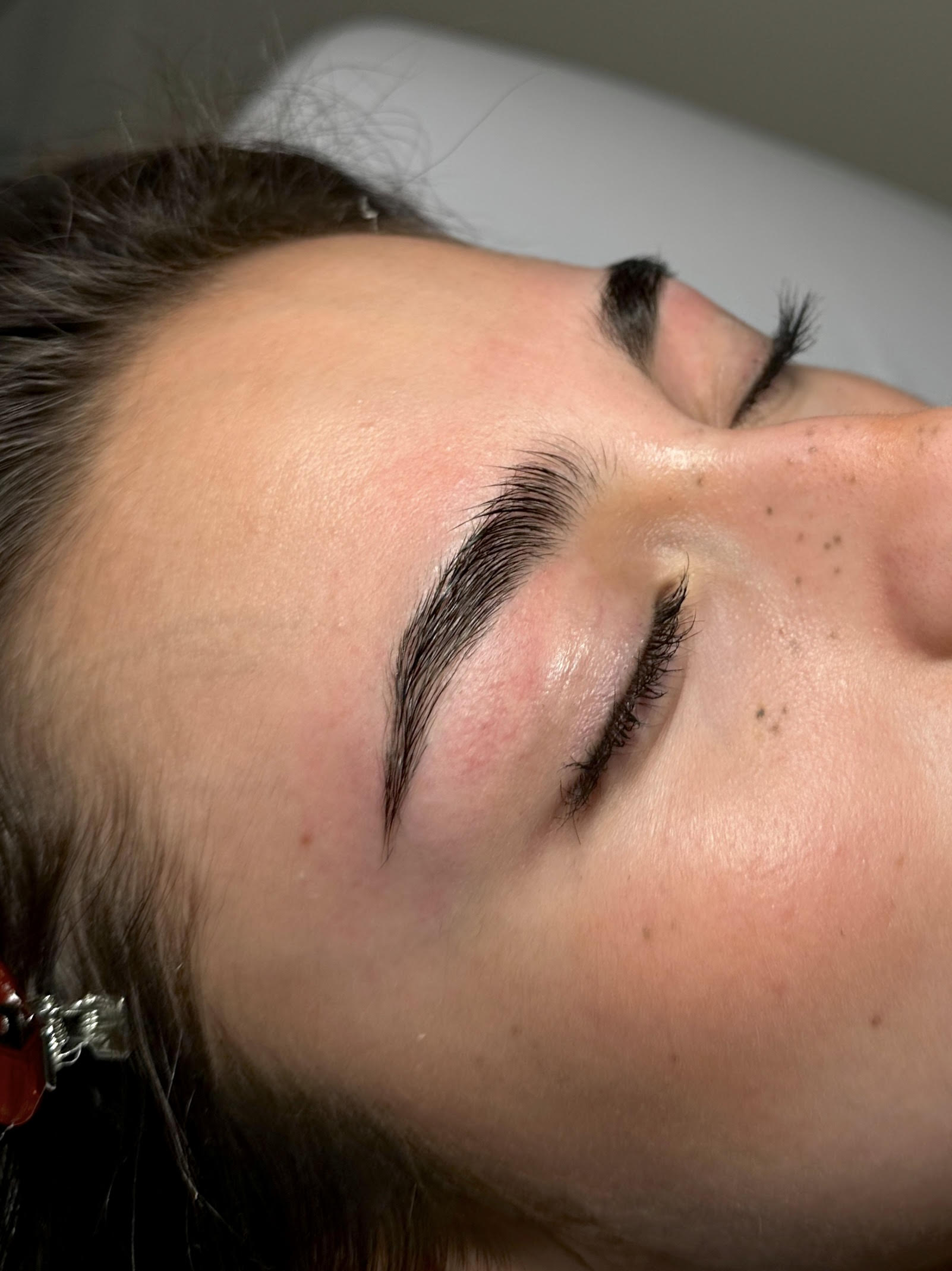 Eyebrow waxing and reshaping